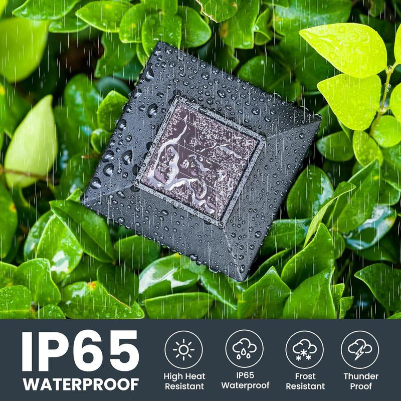 GIGALUMI Flickering Flame LED Solar Outdoor Lights