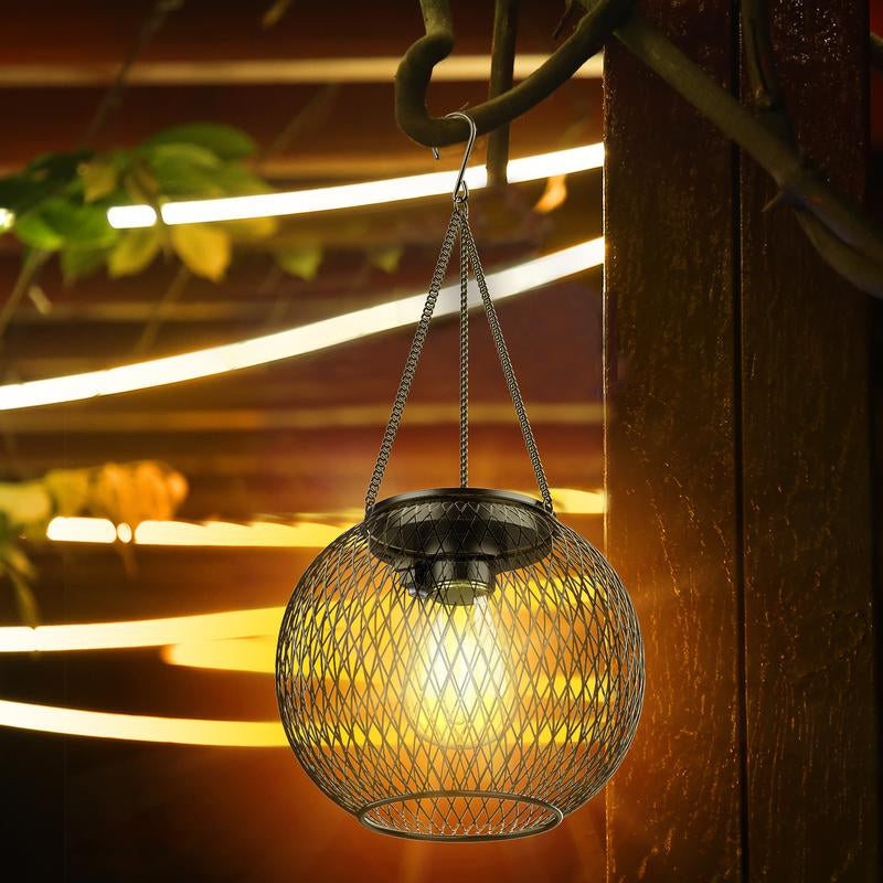 2025 NEW Release 2 Pack Hanging Fake Plants Fairy Lights, 66 LED Waterproof Artificial Plants Garden Ornaments Outdoor Mock Lime Twinkly String Lights, Pathway Lights, Gifts for Women Mom Grandma
