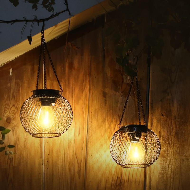 2025 NEW Release 2 Pack Hanging Fake Plants Fairy Lights, 66 LED Waterproof Artificial Plants Garden Ornaments Outdoor Mock Lime Twinkly String Lights, Pathway Lights, Gifts for Women Mom Grandma