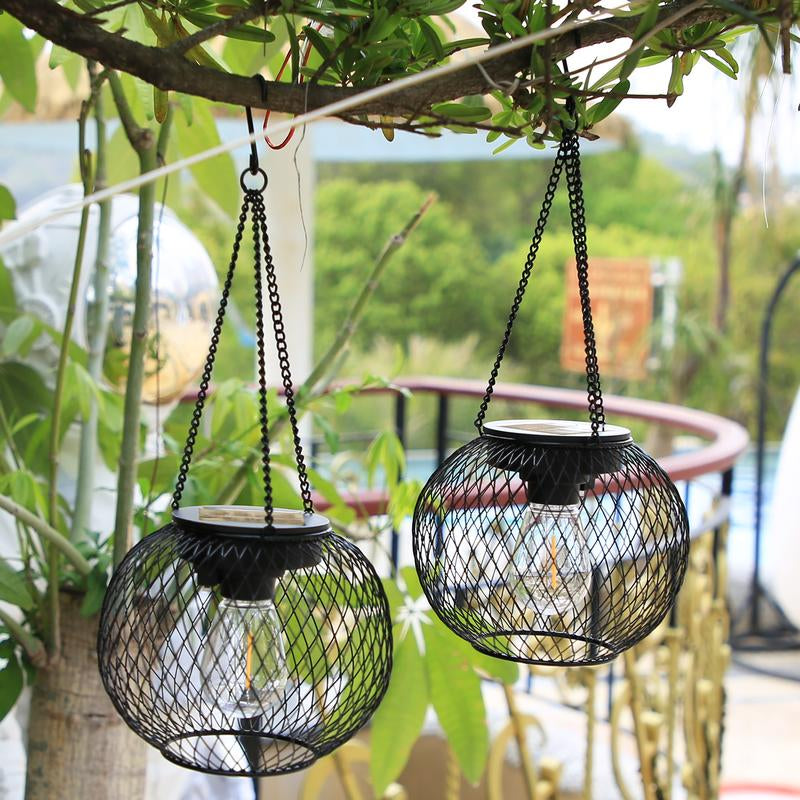 2025 NEW Release 2 Pack Hanging Fake Plants Fairy Lights, 66 LED Waterproof Artificial Plants Garden Ornaments Outdoor Mock Lime Twinkly String Lights, Pathway Lights, Gifts for Women Mom Grandma