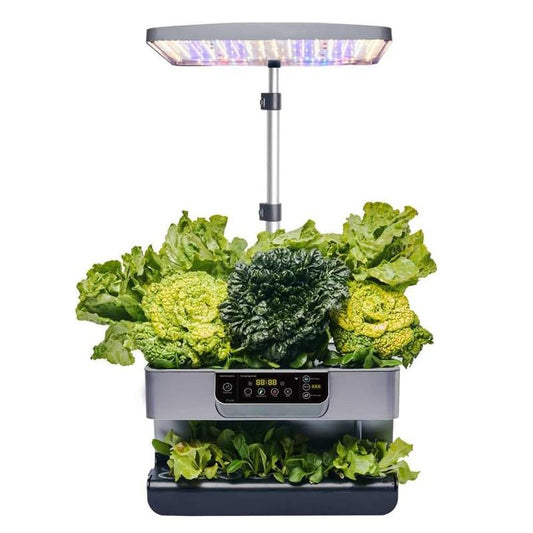 Ifarm Hydroponics Growing System 28 Pods Indoor Garden, App Control 35W Grow Light, Plants Germination Kit, Water Shortage Alarm, Silent Pump Automatic Herb Garden for Family