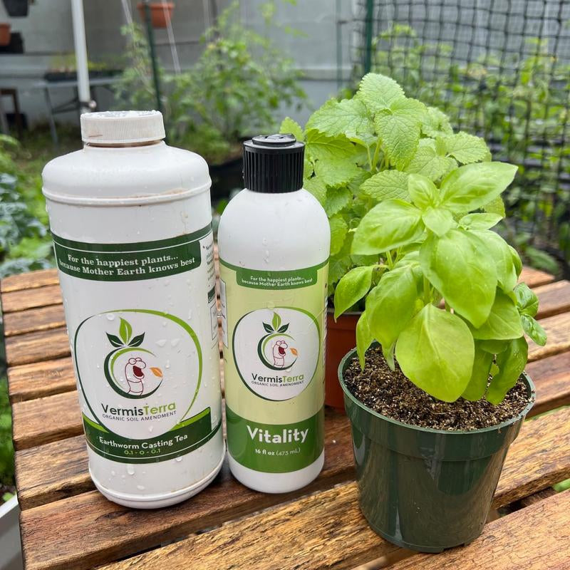 Vitality Tea Starter Set: 16 oz Vitality Tea and 32 oz Worm Tea