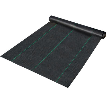 VEVOR Premium Weed Barrier Fabric, Various Specifications, Fathersdaygift, Woven Weed Control Fabric for Flower Beds, High Permeability & Geotextile Underlayment