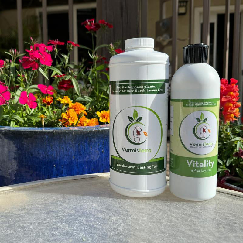 Vitality Tea Starter Set: 16 oz Vitality Tea and 32 oz Worm Tea