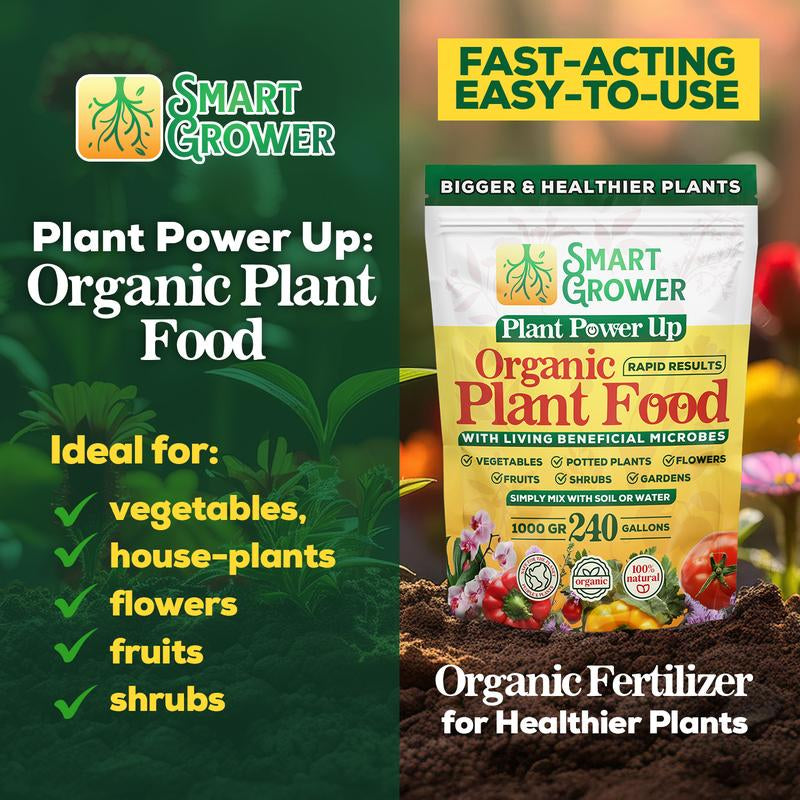 Smart Grower Plant Power up Organic Plant Food