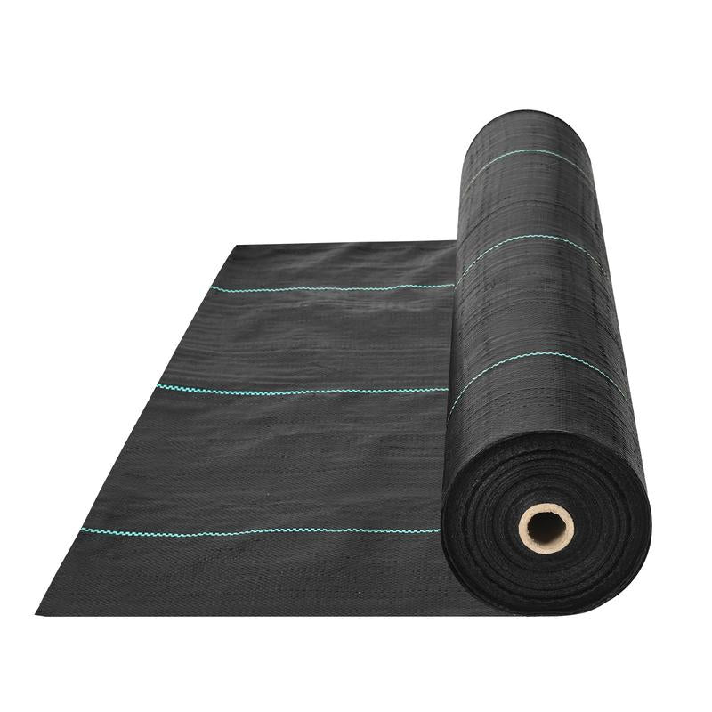 VEVOR Premium Weed Barrier Fabric, Various Specifications, Fathersdaygift, Woven Weed Control Fabric for Flower Beds, High Permeability & Geotextile Underlayment