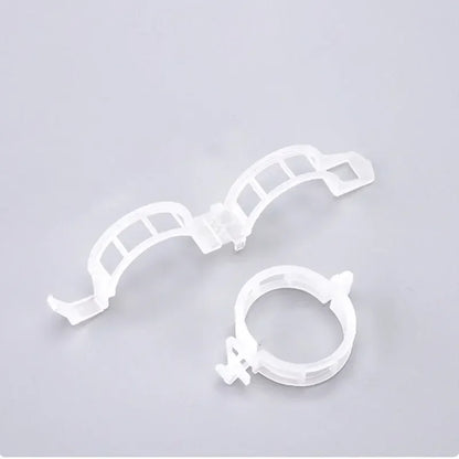 50PCS Plant Clips Supports Reusable Plastic Connects Fixing Vine Tomato Stem Grafting Vegetable Plants Orchard and Garden Tools